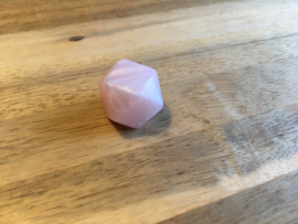 Hexagon - parelmoer roze
