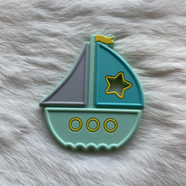 Boat teether - mint