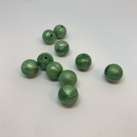 15mm - parelmoer groen