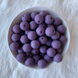 15mm striped - antique purple