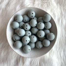 Safety bead 15mm - grizzled grey