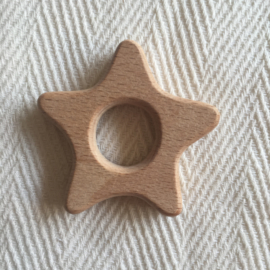 Wooden teether - star