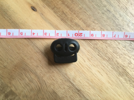 Cord stopper with 2 holes (small)