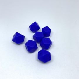 Small hexagon - royal blue