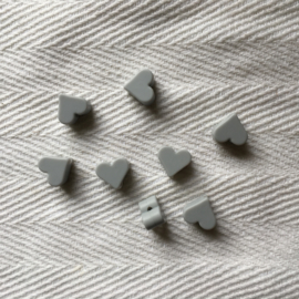 Small heart - light grey