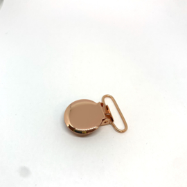 Speenclip metaal - rosé goud 20mm