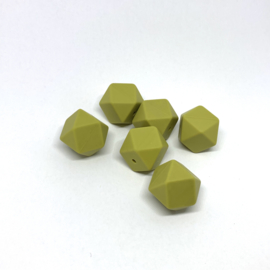 Hexagon - moss green