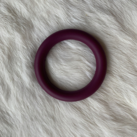 Big silicone ring with two holes on the sides