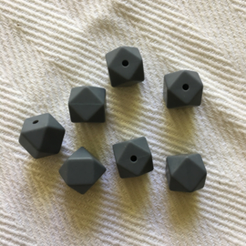 Kleine hexagon - donkerder grijs