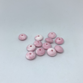 Kleine discus - marmer zacht roze