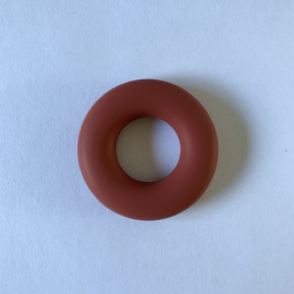 Donut ring - roestbruin