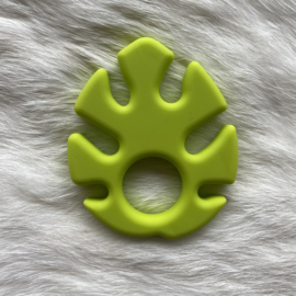 Monstera teether - light green