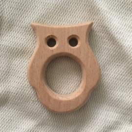 Wooden teether - owl