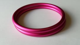 Slingrings size L - matte pink