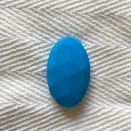Big oval - blue