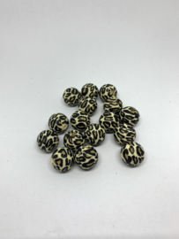 15 mm - luipaard print beige