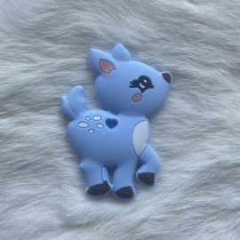 Deer teether - pastel blue