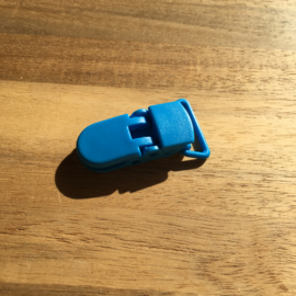 Speenclip kunststof 20mm - blauw