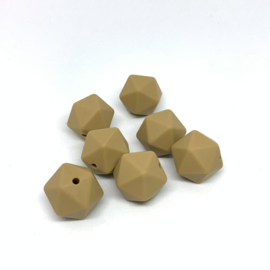 Icosahedron 17mm - deer brown