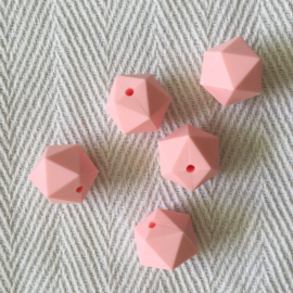 Icosahedron 22mm - rosequartz