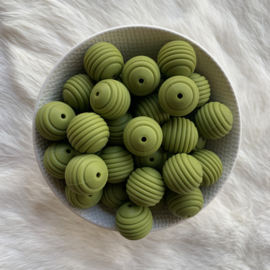 19mm striped - army green