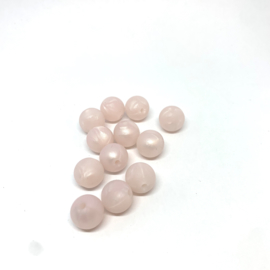 12 mm - parelmoer roze