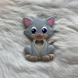 Cat teether - light grey