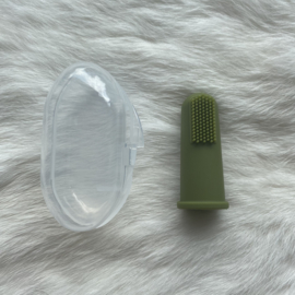 Fingertip teethbrush - army green