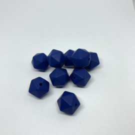 Kleine icosahedron - sapphire blauw