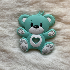 Bear teether - light turquoise