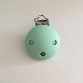 Pacifier clip silicone - mint