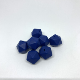 Icosahedron 17mm - sapphire blauw