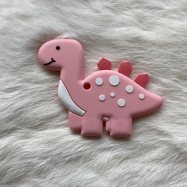 Brachiasaurus teether - light pink