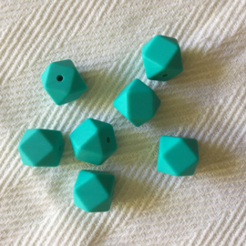 Small hexagon - turquoise