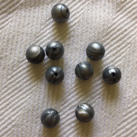 12 mm - parelmoer zilver