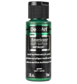 Deco Americana metallics - Green