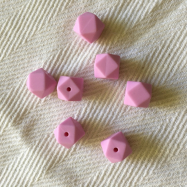 Kleine hexagon - baby roze