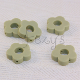 Round flower bead - lint