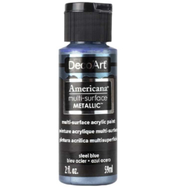 Deco Americana metallics - Steel blue