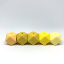 Hexagon - curry yellow