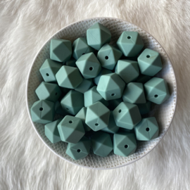 Small hexagon - sea green