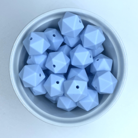 Icosahedron 17mm - soft blue