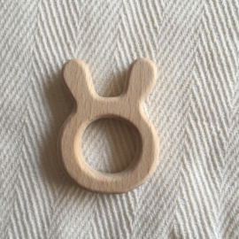 Wooden teether - rabbit