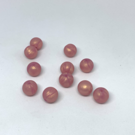 12mm - rose goud parelmoer