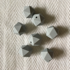 Icosahedron 22mm - light grey