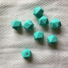 Icosahedron 17mm - licht turquoise