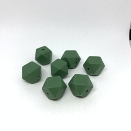Hexagon - dark old green