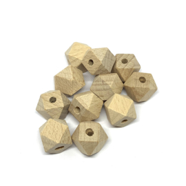 Houten hexagon - 14mm (beuk)
