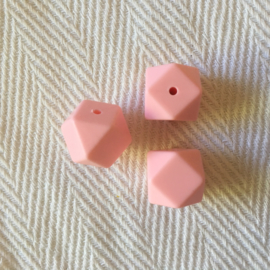 Hexagon - licht roze