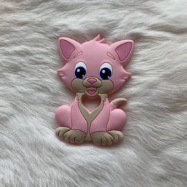 Cat teether - light pink